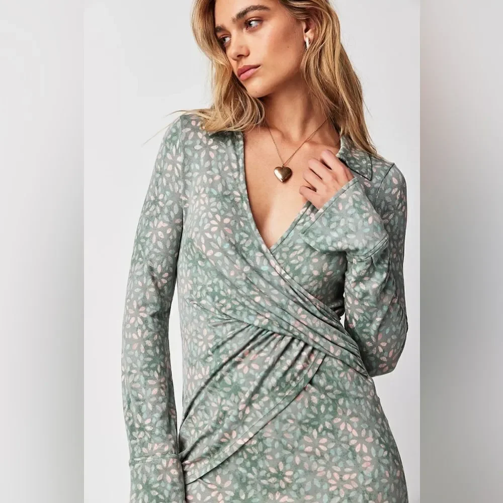 Free People Shayla Wrap Dress